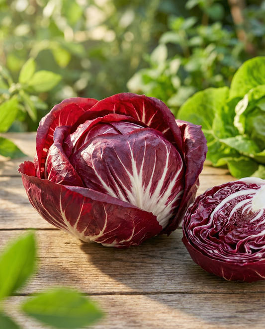 Chicory Rossa Di Verona Tardiva (Cichorium intybus) – biennial vegetable seeds from SeedsChoice