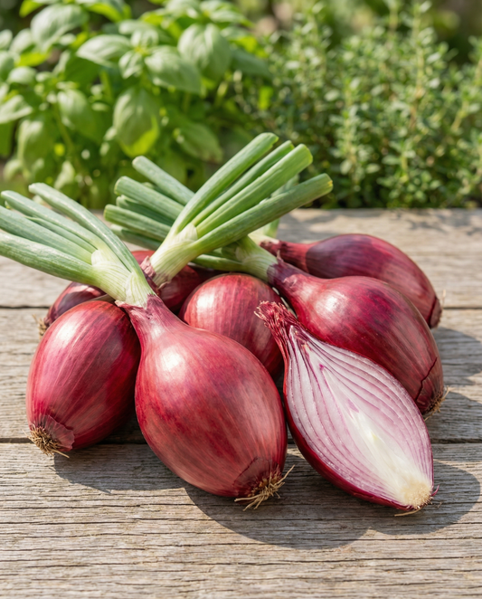 Zwiebel Tropea Rossa Lunga Mittelfrühzeitig (Allium cepa) – Gemüsesamen von SeedsChoice