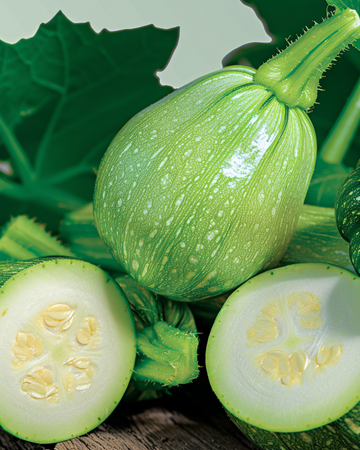 Courgette Tondo Nizza Samen (Cucurbita pepo) – einjähriges Gemüse