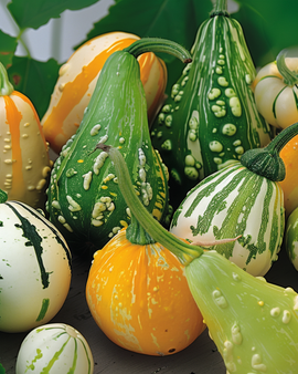 Ornamental Gourd Seeds Cucurbita Pepo Annual Mix Autumn Decor