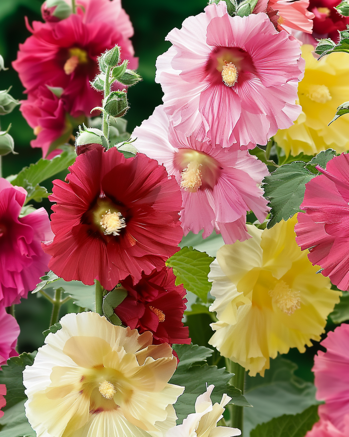 Stockrose Summer Carnival Samen (Alcea rosea) – einjährig