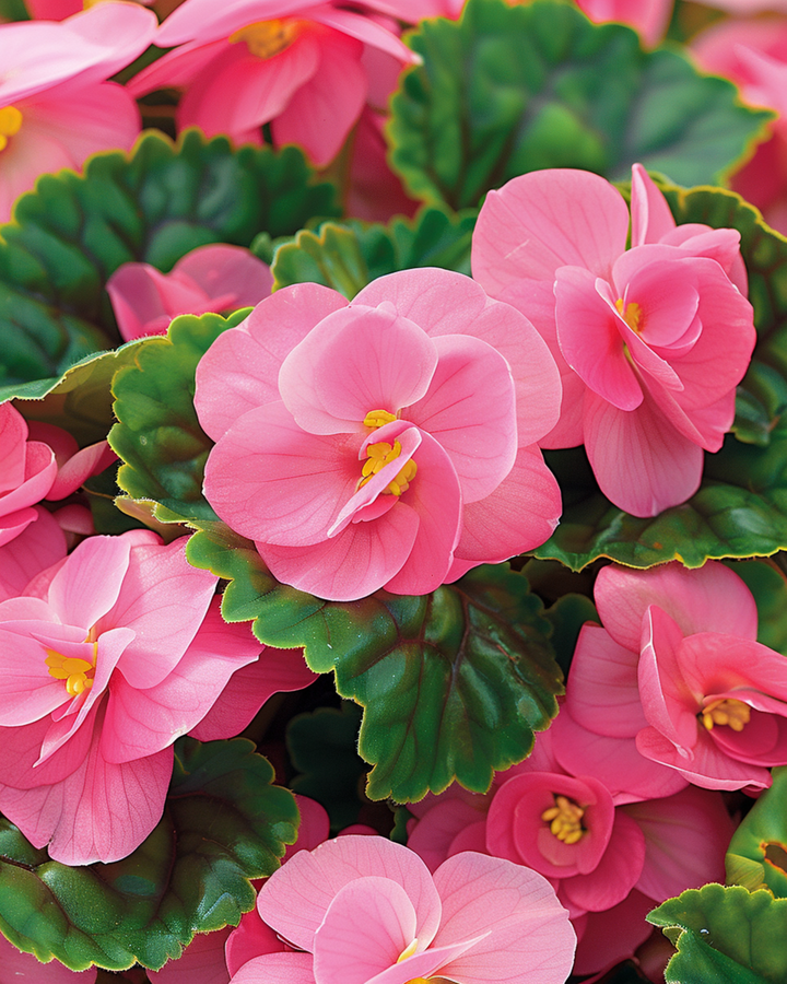 Rose Comet F1 Pink Samen (Begonia semperflorens) – einjährig