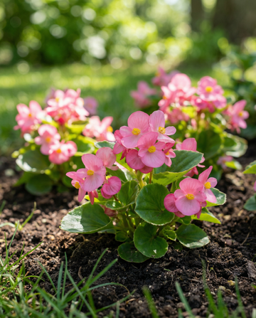 Rose Comet F1 Pink (Begonia semperflorens) – einjährige Samen von SeedsChoice