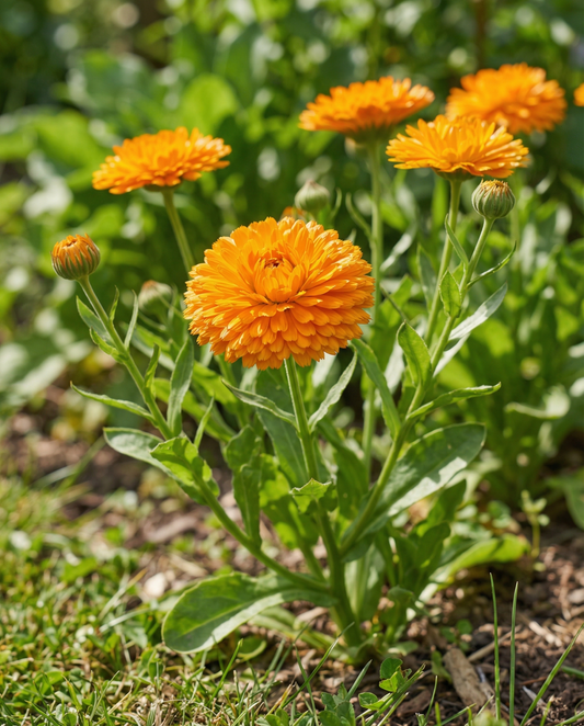 Pot Marigold Ball's Orange (Calendula officinalis) – annual flower seeds from SeedsChoice