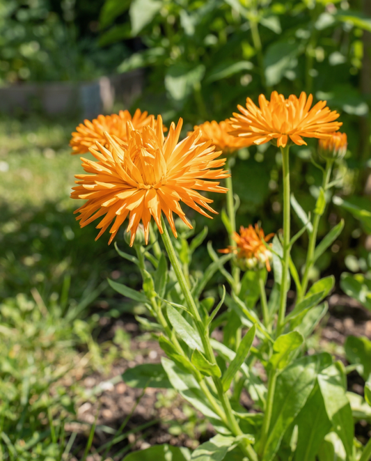Pot Marigold Radio Orange (Calendula officinalis) – annual flower seeds from SeedsChoice