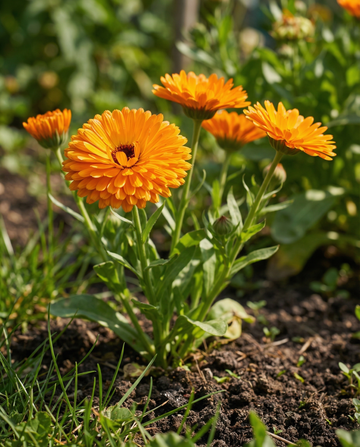 Ringelblume Orange King (Calendula officinalis) – einjährige Blumensamen von SeedsChoice