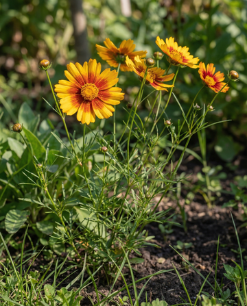 Golden Tickseed (Coreopsis tinctoria) – annual mix seeds from SeedsChoice