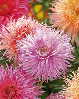 Aster Unicum Mixed Seeds Callistephus Chinensis Annual