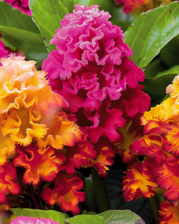 Hahnenkamm Samen (Celosia argentea) – einjährige Sortenmischung