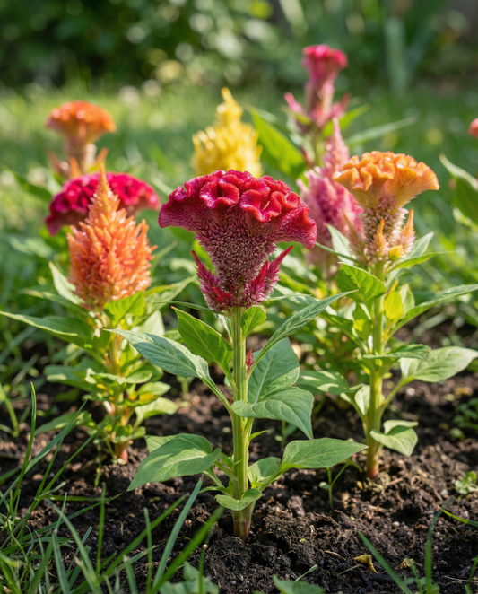Hahnenkamm (Celosia argentea) – einjährige Sortenmischung Samen von SeedsChoice