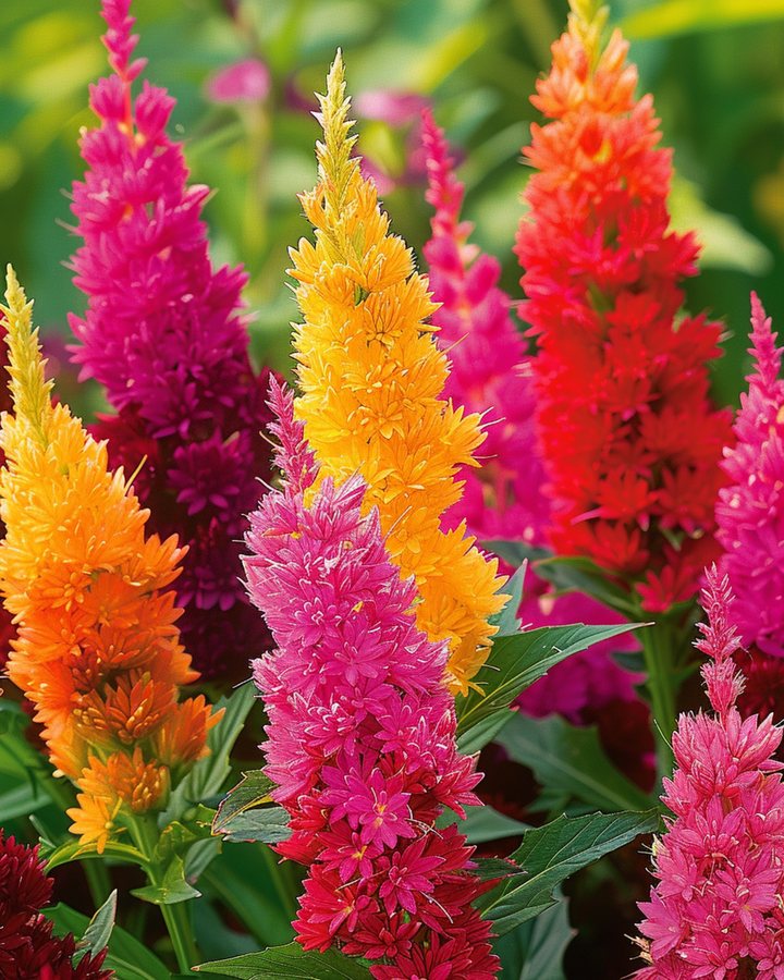 Mix Plumosa Cut Samen (Celosia argentea) – einjährige Blume