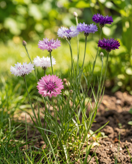 Kornblume Mixed (Centaurea cyanus) – Samen für einjährige Blumen von SeedsChoice