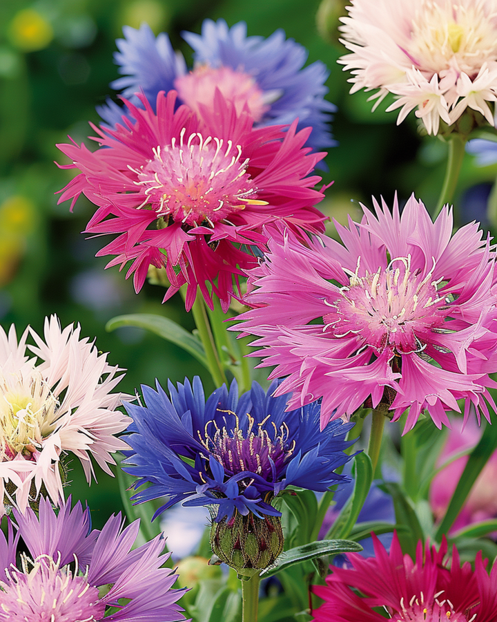 Moschuscentaurea Sweet Sultan Mixed Colors Samen (Centaurea moschata) – einjährige Sortenmischung