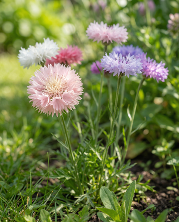 Moschuscentaurea Sweet Sultan Mixed Colors (Centaurea moschata) – einjährige Sortenmischung Samen von SeedsChoice