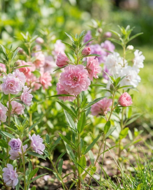 Double Flowered Mixed (Clarkia unguiculata) – annual flower seeds from SeedsChoice