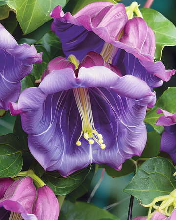 Glockenrebe Kletterpflanze Lila Samen (Cobaea scandens) – einjährige Kletterpflanze