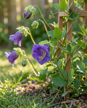 Glockenrebe Kletterpflanze Lila (Cobaea scandens) – einjährige Kletterblumen-Samen von SeedsChoice