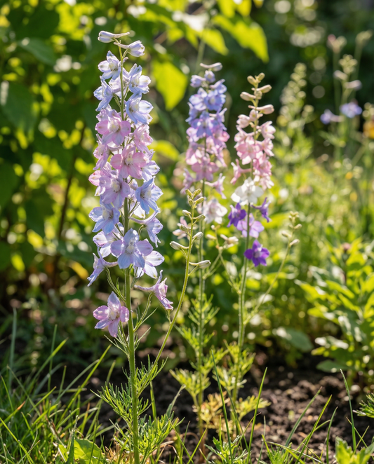 Larkspur Imperial Mixed (Delphinium consolida) – annual mix seeds from SeedsChoice