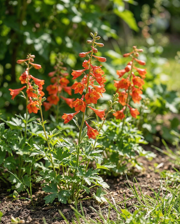 Rittersporn Fox Orange Red (Delphinium nudicaule) – einjährige Samen von SeedsChoice