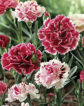 Indian Pinks Double Mix seeds (Dianthus chinensis) – annual flower