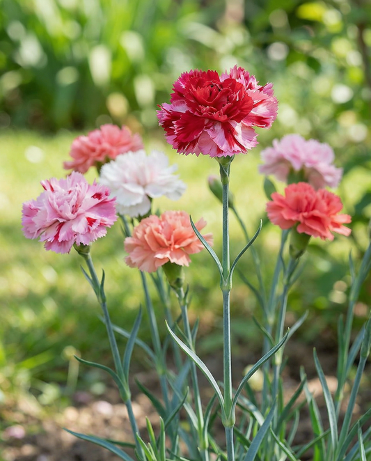 Chabaud Carnation (Dianthus caryophyllus) – annual mix seeds from SeedsChoice
