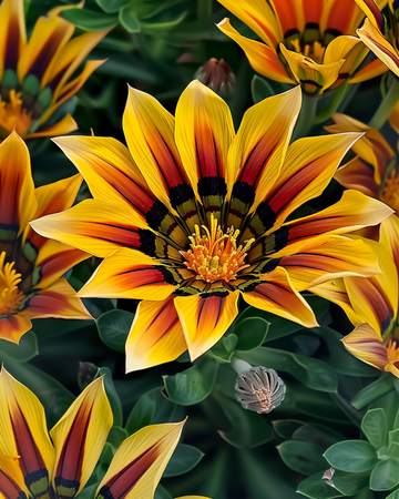Treasure Sunshine Mix seeds (Gazania splendens) – annual flower