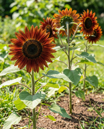 Sonnenblume Evening Sun Rot-Gelb (Helianthus annuus) – einjährige Blumensamen von SeedsChoice