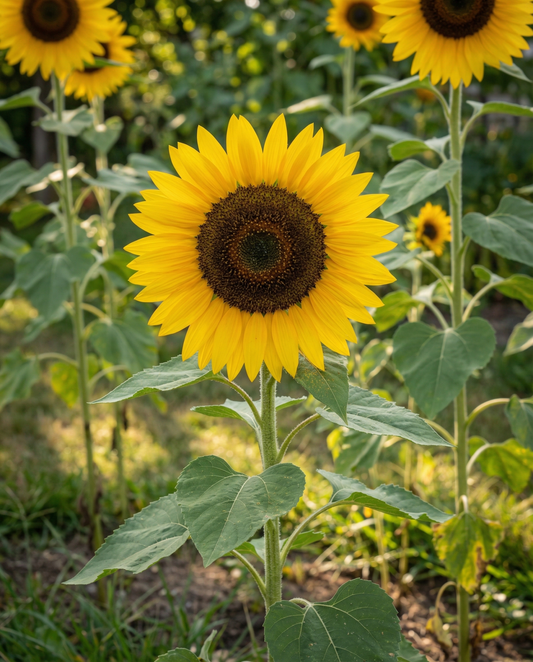 Sonnenblume Single Giant 250 Cm (Helianthus annuus) – einjährige Blumensamen von SeedsChoice