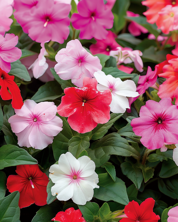 Busy Lizzie Safari F2 Mixed seeds (Impatiens walleriana) – annual mix