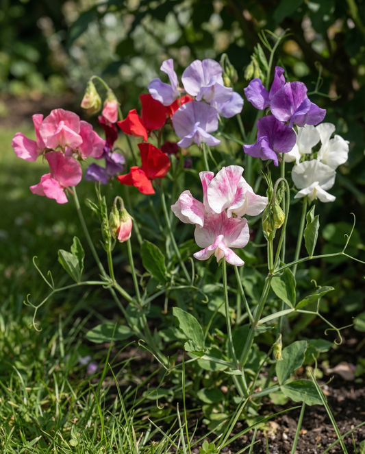Sweet Pea Bijou Mixed (Lathyrus odoratus) – annual flower seeds from SeedsChoice