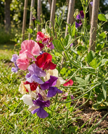 Sweet Pea Royal Family Mixed Climbing (Lathyrus odoratus) – annual climber seeds from SeedsChoice