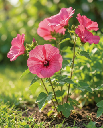 Mallow Rose Red (Lavatera trimestris) – annual seeds from SeedsChoice