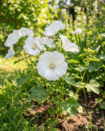 Malve Mont Blanc (Lavatera trimestris) – einjährige Blumensamen von SeedsChoice