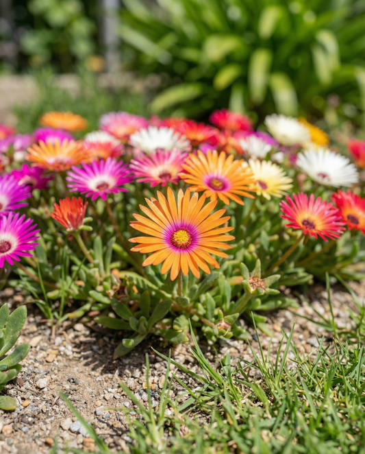 Livingstone Daisy Rock Garden (Dorotheanthus bellidiformis) – annual mix seeds from SeedsChoice