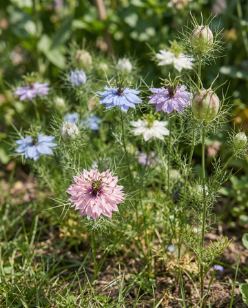 Love In The Mist Persian Jewels (Nigella damascena) – annual mix seeds from SeedsChoice