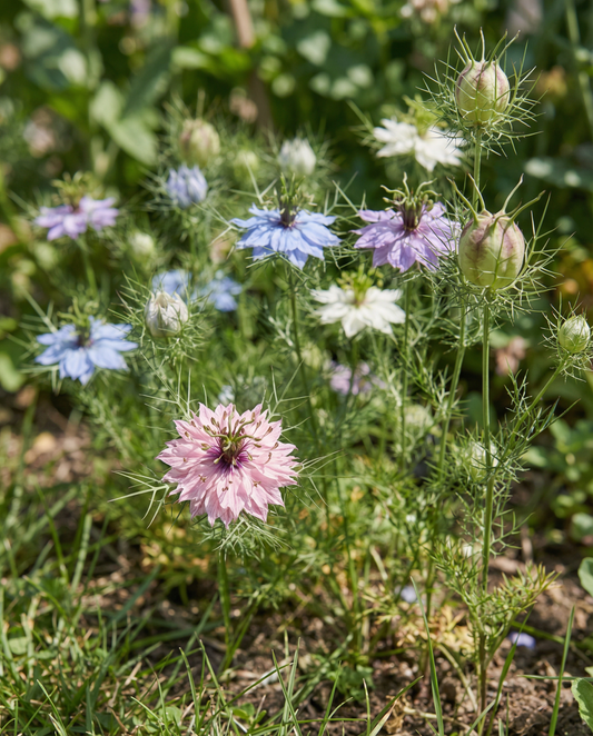 Love In The Mist Persian Jewels (Nigella damascena) – einjährige Sortenmischung Saatgut von SeedsChoice