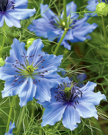 Love In The Mist Miss Jekyll Blue Samen (Nigella damascena) – einjährig