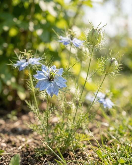 Love In The Mist Miss Jekyll Blue (Nigella damascena) – einjähriges Saatgut von SeedsChoice