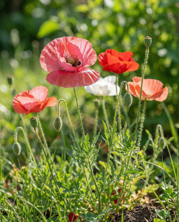 Mohn Mixed Mix Samen (Papaver rhoeas) – einjährige Blume