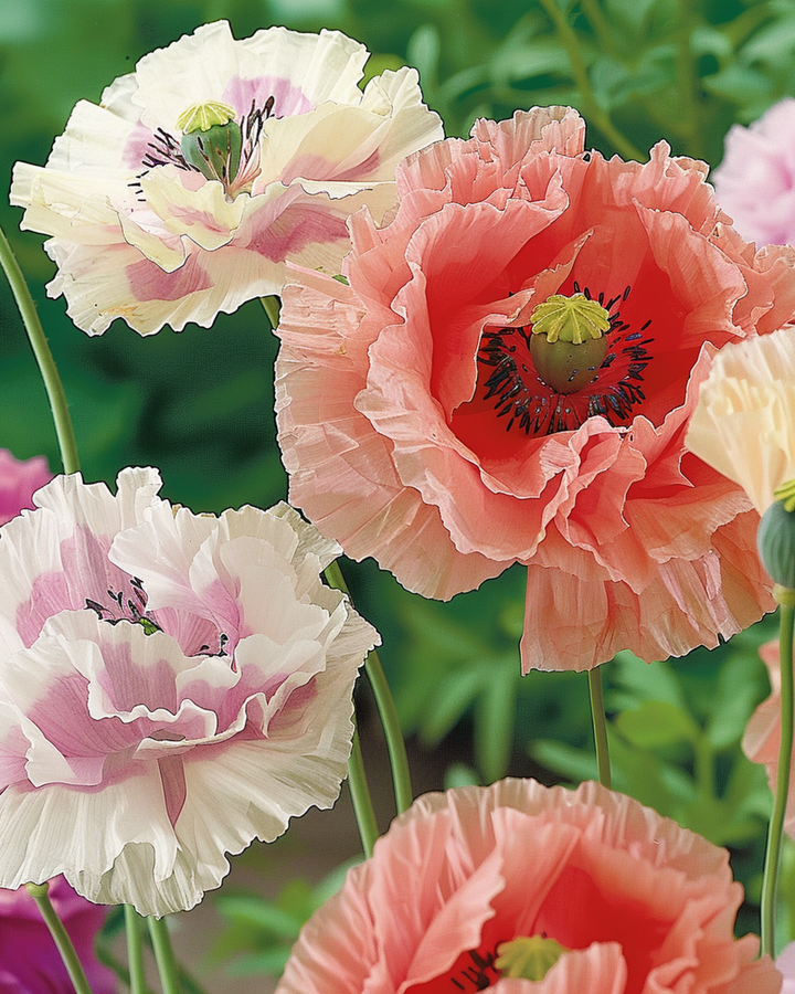 Mixed Colors seeds (Papaver paeoniflorum) – annual mix