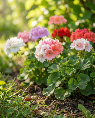 Geranium Magic Beauty F1 (Pelargonium zonale) – annual mix seeds from SeedsChoice