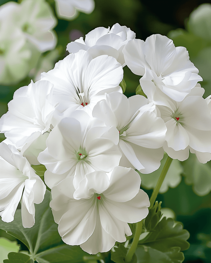 Geranie Apollo F1 White Samen (Pelargonium zonale) – einjährig