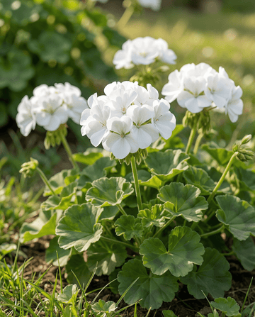 Geranie Apollo F1 White (Pelargonium zonale) – einjährige Samen von SeedsChoice