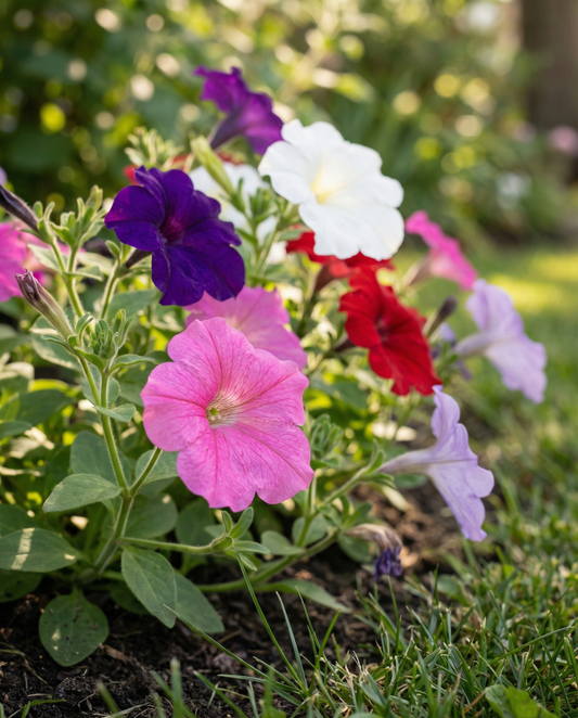 Hänge-Petunie Samen Einjährige Mischung Petunia Pendula (Petunia pendula) – einjährige Mischungssamen von SeedsChoice