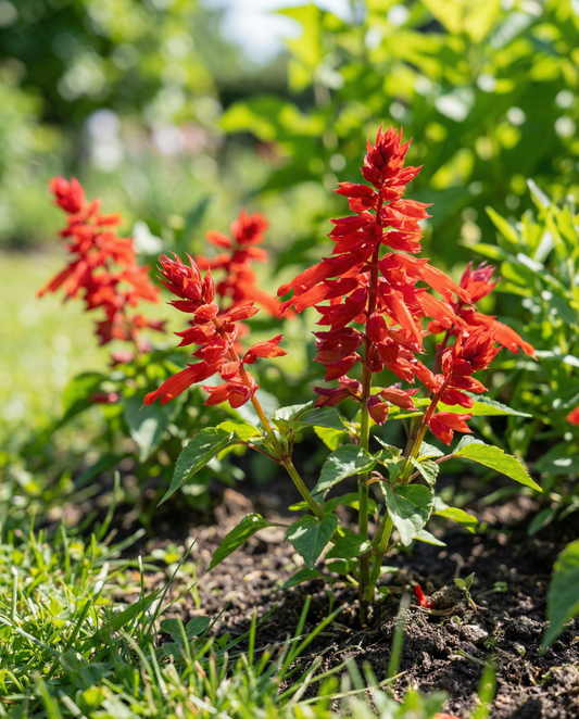 St. John's Fire (Salvia splendens) – annual flower seeds from SeedsChoice