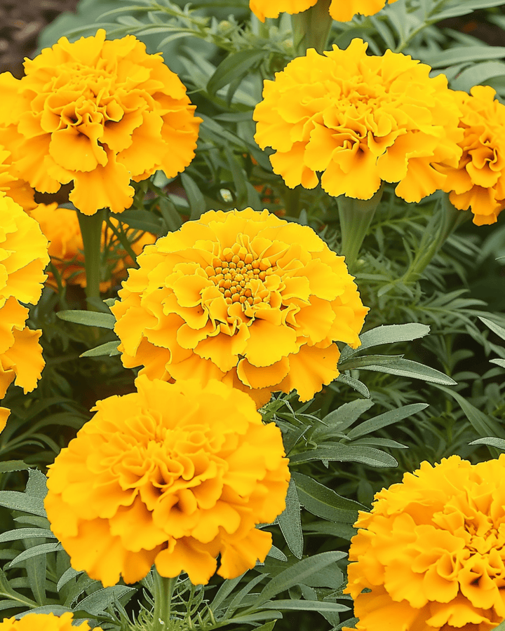 Afrikanische Studentenblume Golden Age Zwerg Samen (Tagetes erecta) – einjährige Blume