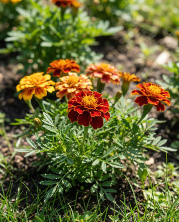 Französische Studentenblume Bonita Mix (Tagetes patula) – einjährige Blumensamen von SeedsChoice