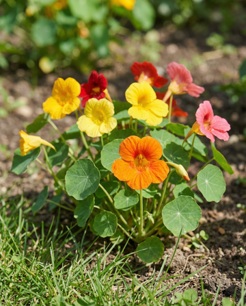 Nasturtium Tom Thumb (Tropaeolum majus) – annual flower seeds from SeedsChoice