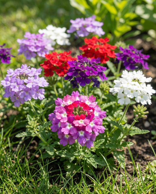 Mixed (Verbena hybrida) – annual flower seeds from SeedsChoice