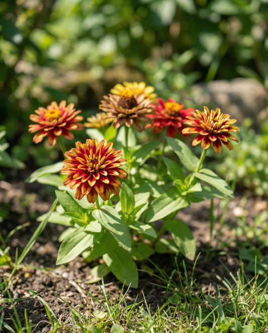 Persian Carpet (Zinnia haageana) – einjährige Samen von SeedsChoice